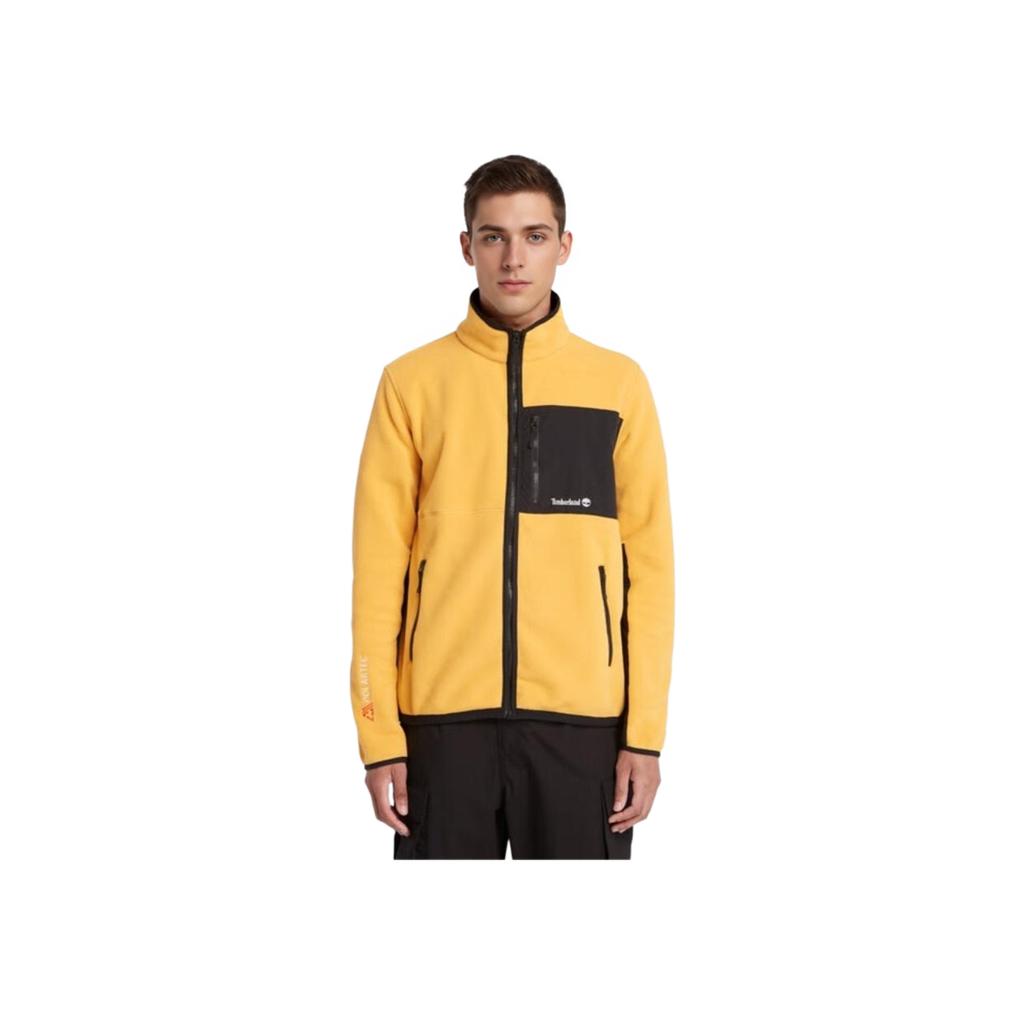 Timberland AF Outdoor Archive Re-Issue Stand Collar Fashion Versatile Long Sleeve Jacket Men jackets Yellow A2M3H-723