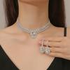 3pcs Rhinestone Women's Decorative Zircon Set Wedding Decorations