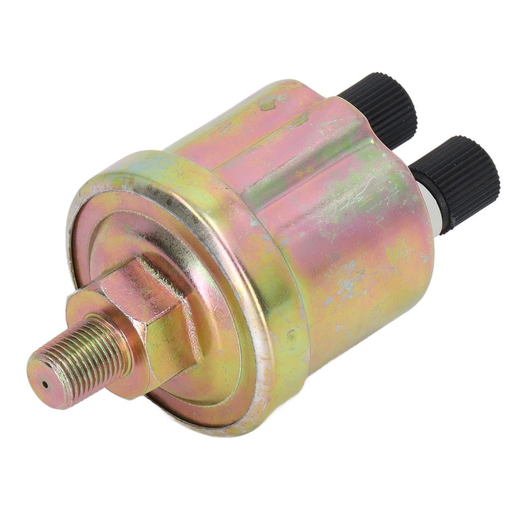 Датчик давления масла Алюминиевый сплав Стабильный Датчик давления масла генератора для VDO 1 8 NPT 0-10 бар Глянцевая отделка Двойной