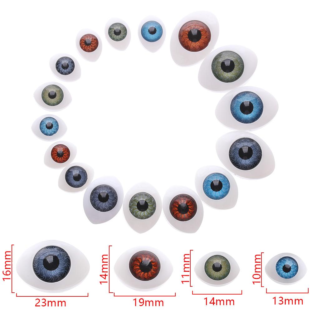 20pcs 4 Colors Puppet Making Funny DIY Craft Doll Safety Eyes Dinosaur Eye Accessories