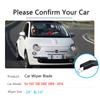 Car Wiper Blades for FIAT 500 500C 2009~2016 Front Window Windshield Windscreen Car Accessories 2010 2011 2012 2013 2014