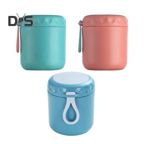 Термосахарница для супа для детей 401-500 мл, изолированный пищевой контейнер из нержавеющей стали, герметичный, с широким горлом, вакуумный стакан для обеда с ручкой для горячей и холодной пищи