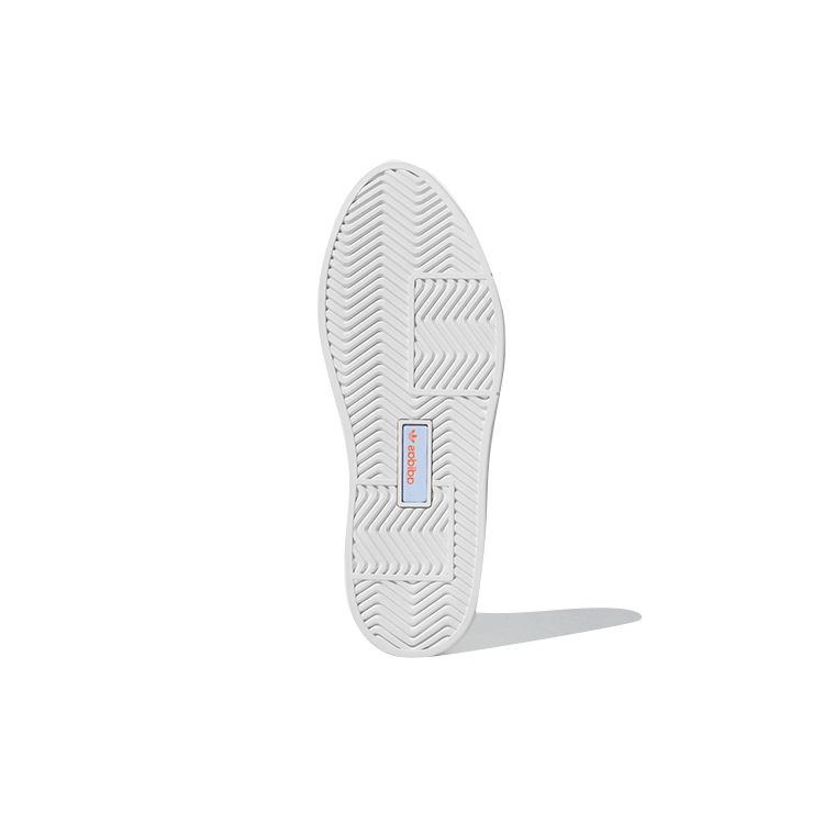 Adidas Originals Sleek Super Synthetic Leather Fashion Slip-Resistant Lightweight Breathable Low-Top Skate Shoes Women Sneaker Blue EE4504