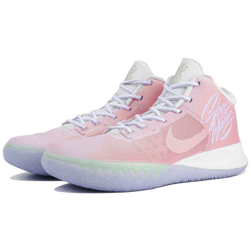 Nike Кроссовки для баскетбола Flytrap 4 EP с амортизацией, износостойкие, средняя высота, мужские, розовые CT1973-101(Команда4-)