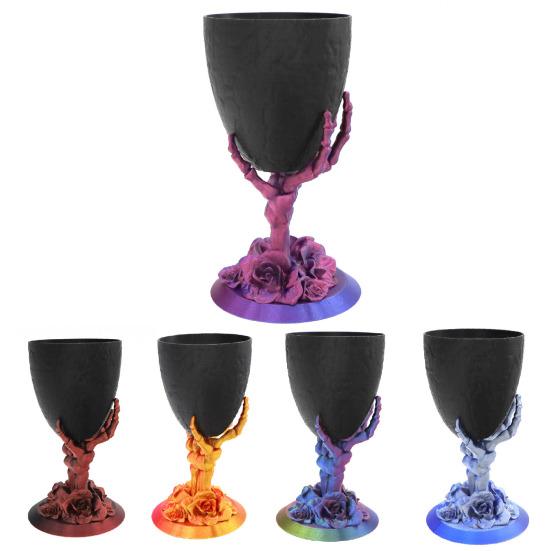 Скелет Конфетница Роза Череп Рука Блюдо Держатель Готический Дом