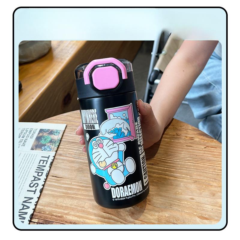 Термокружка Doraemon, кофейная кружка, термокружка из нержавеющей стали большой емкости, женская кружка для воды, высокий уровень внешнего вида, чашка Ice Bully