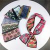 Pingjiao New Style Spring And Autumn Professional Decoration Versatile Small Silk Scarf Women'S Scarf Narrow Long Hair Strap Tie Bag Belt