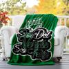 Atletico Nacional Flannel Blanket Soft All-Season Throw, Design for Camping, Car Travel, Hiking Sofa, Bed, Office Perfect Gift for Parties