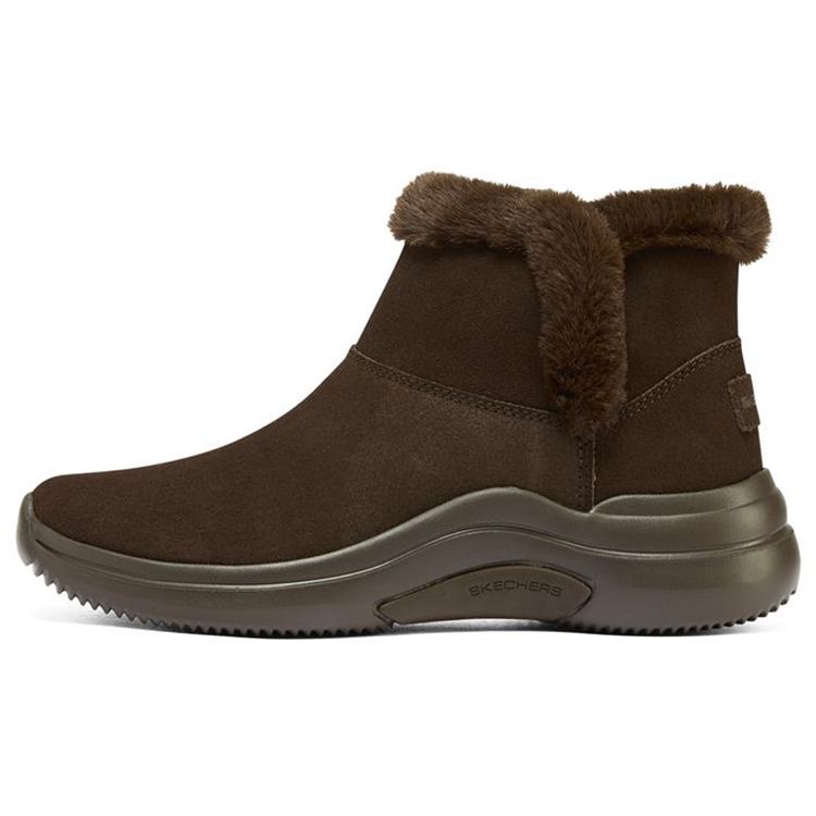 Skechers Стильные короткие снегоступы для активного отдыха Женские ботинки Шоколадный 144250-CHOC