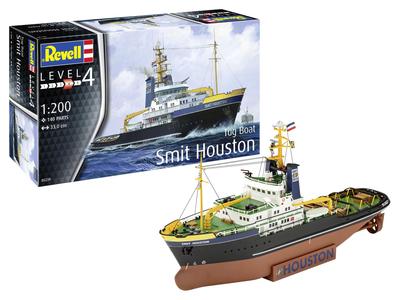 Немецкий Revell 1/200 Буксир Schmidt-Houston 05239 Пластиковая модель