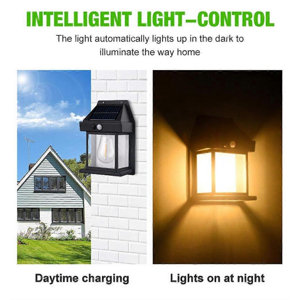 (white) LED Solar Bulb Light Outdoor Solar Lamp With Motion Sensor Solar Lights