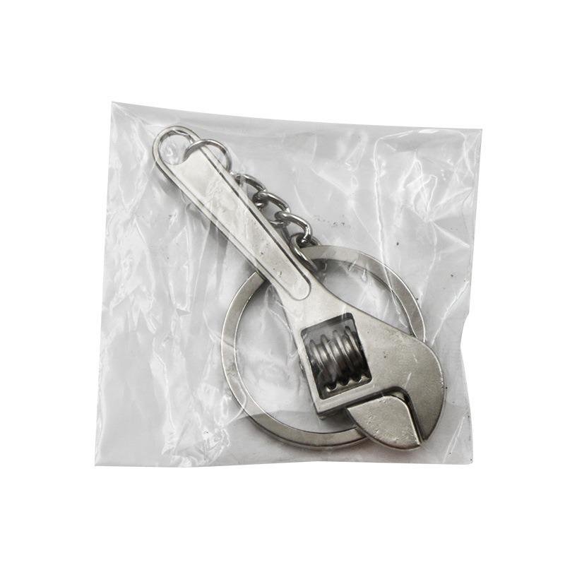 Креативный металлический разводной гаечный ключ, инструмент, брелок, кольцо, новинка, брелок