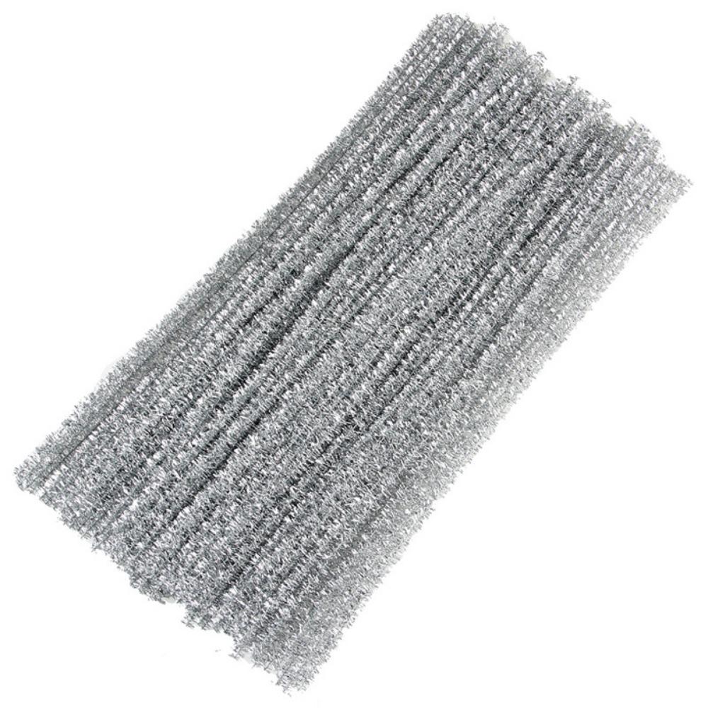 100Pcs Multicolored Craft Pipe Cleaners Fuzzy Sticks Pipe Cleaners Bulk Home Decorations