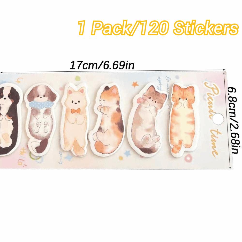 Cartoon Animal Sticky Notes Note Mark Memo Pads New Cat Index Tabs School Stationery