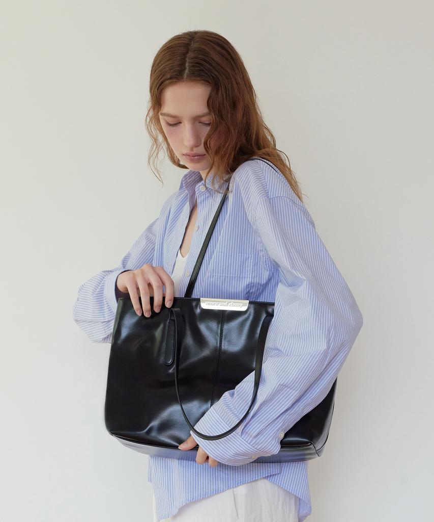 Сумка Piene из муку и эбенового дерева _ Черная