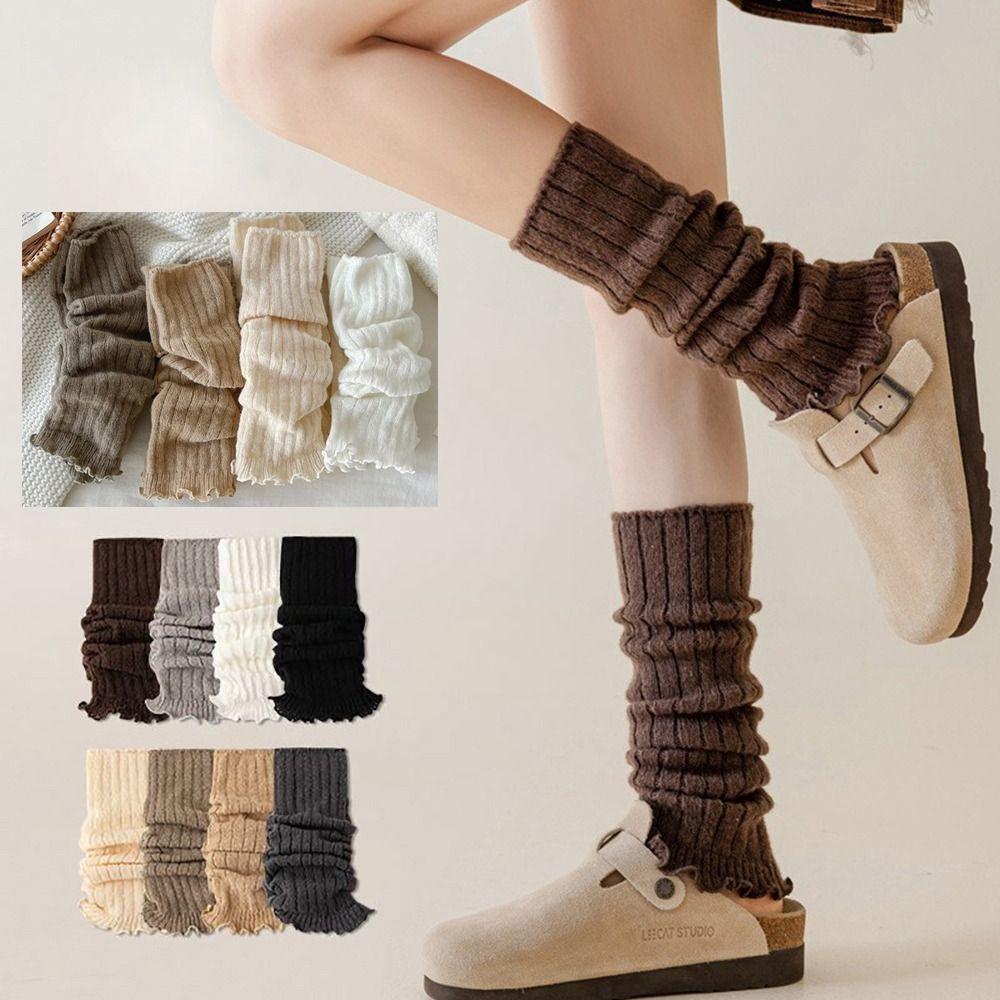Милые Сладкие Лолиты Вязаные Носки Вязание Теплая Защита для Ног Новые Носки для Ботинок Женщины Девушки