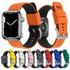 Силиконовый ремешок с сотовой текстурой для Apple Watch Band 45мм 44мм 41мм 40мм 42мм Браслет для iWatch Series 7 6 SE 5 4 3 Ремешок для часов