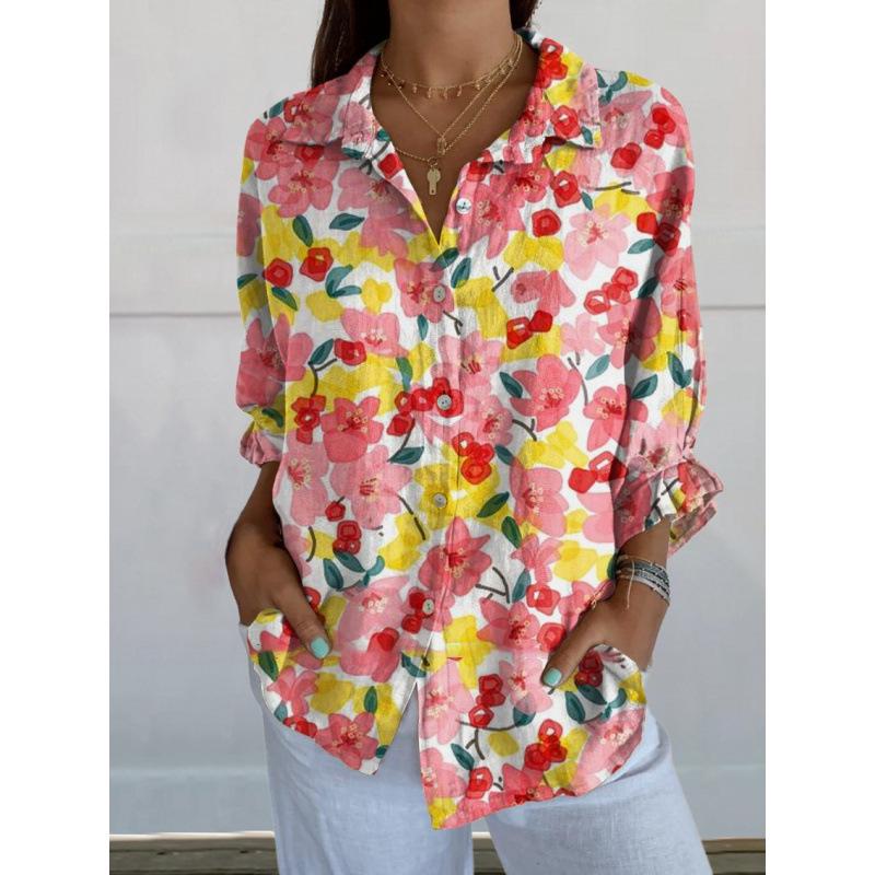 Женская длинная рубашка с 3D абстрактным узором и спущенной линией плеча