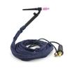 WP17-FV TIG Torch, GTAW Gas Tungsten Arc 4m 13ft WP-17 Flexible Neck Gas Valve TIG Welding Torch