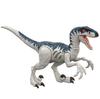 Mattel Мир юрского периода Настоящая мини-фигурка Велоцираптора GWN14 Серая Средне повреждена! [Общая длина прибл.. 20 см] [Возраст 3+]