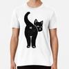 Hello Cat Butt Minimalist Black by Tobe FonsT-Shirt S-5XL Best T-Shirt