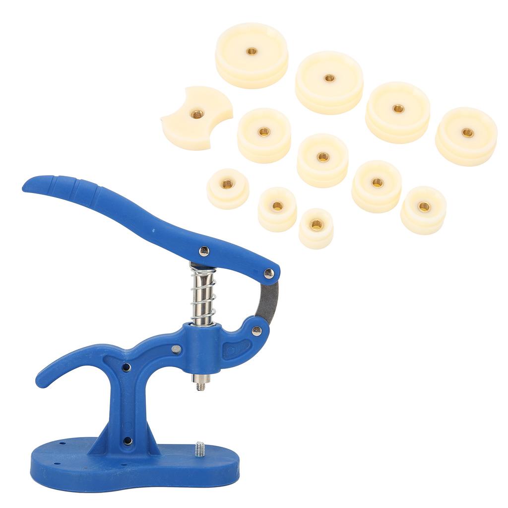 Набор прессов для задней панели часов, нейлоновый предотвращающий скольжение, 12 шт., фитинги для корпуса часов, ближе для ремонта часов