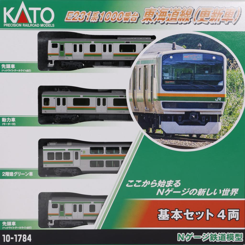 KATO N Gauge E231 Series 1000 Tokaido Line обновленный вагон базовый набор 4 вагона железнодорожная модель поезда 10-1784