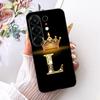 Для Tecno Camon 50 4G CN5 Crown Letter Чехол для телефона Для Tecno Camon50 4G Черный Силиконовый Мягкие Чехлы Бамперы