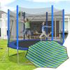 6/8/10/12/14/15/16-Feet Trampoline Sunshade Cover UV Resistant Waterproof Weather-resistant Outdoor 6-12 Poles Trampoline Canopy Sun Protection