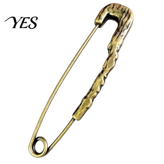 Coats Decorative Pin Vintage Bronze Safety Pin, Large Feather Bird Leaf Flower Lapel Men Women Brooch for Coats, Jackets, Hats, Bags Alloy Clothing