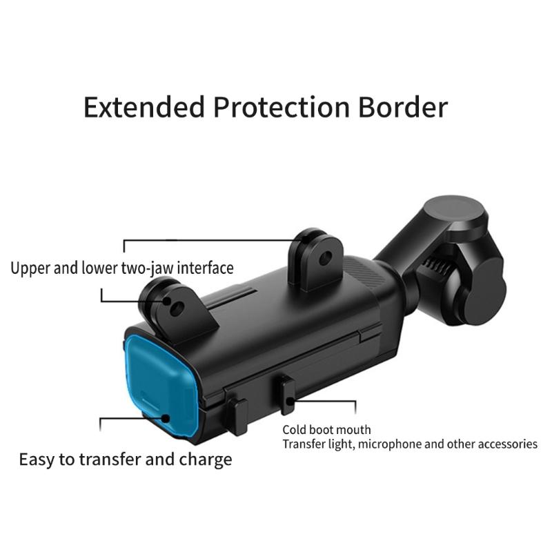 Protective Expansion Frame for Pocket 3 Camera Expansion Bracket Scratch Proof 1/4 Screw Cold Shoe Mount