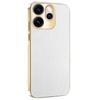 Case for Reno15 Pro Max 5G - TPU+PC+Leather/PU, White
