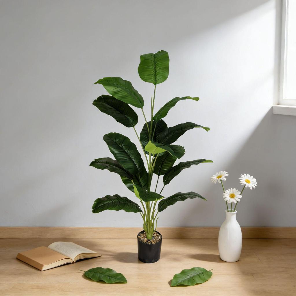 Cross-Border Traveler's Palm: Artificial Banana Tree for Living Room Window Corner Decoration
