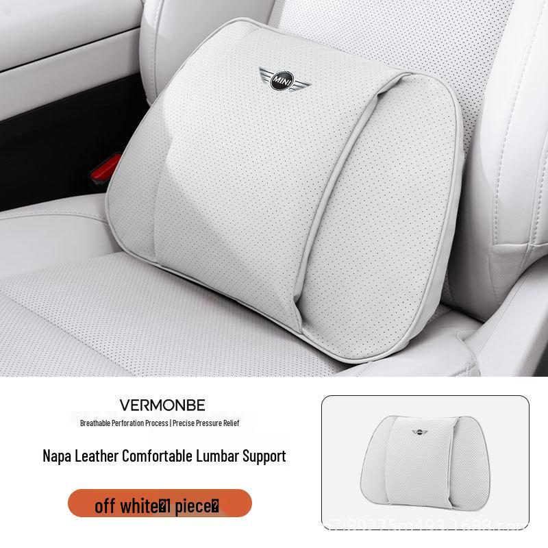 Compatible Headrest and Lumbar Support Cushion for BMW Mini Countryman/One/F54F60 - Neck Protection Pillow