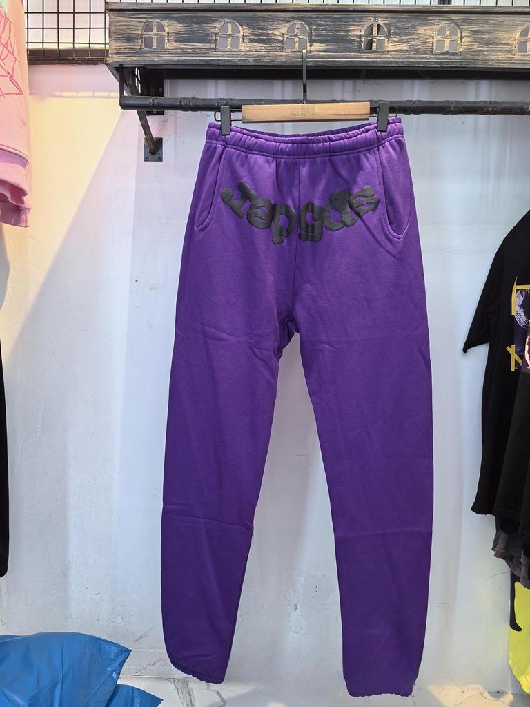 Унисекс Худи Sp5der 555555 с Паутиной и Объемными Буквами