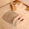Soft Cat Sleeping Bag Semi-closed Tunnel Cat Nest Creative Warm Cat Nest  for Puppy Cats Rabbits