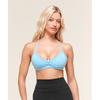 Минимальный спортивный бюстгальтер Атлетический Светло-голубой B3a2j Udr6