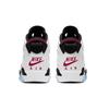 Детские кроссовки Air Jordan 6 Retro GS Carmine 2021 Белый Черный 384665-106