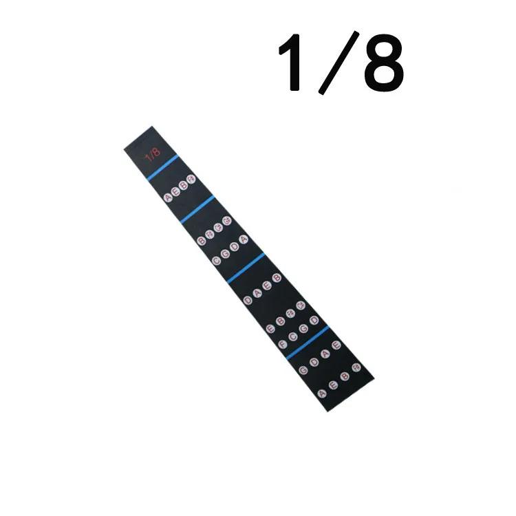 1 шт. наклейки на гриф для скрипки наклейки на высоту тона наклейки на пальцы без клея тренировочные аксессуары для шкалы