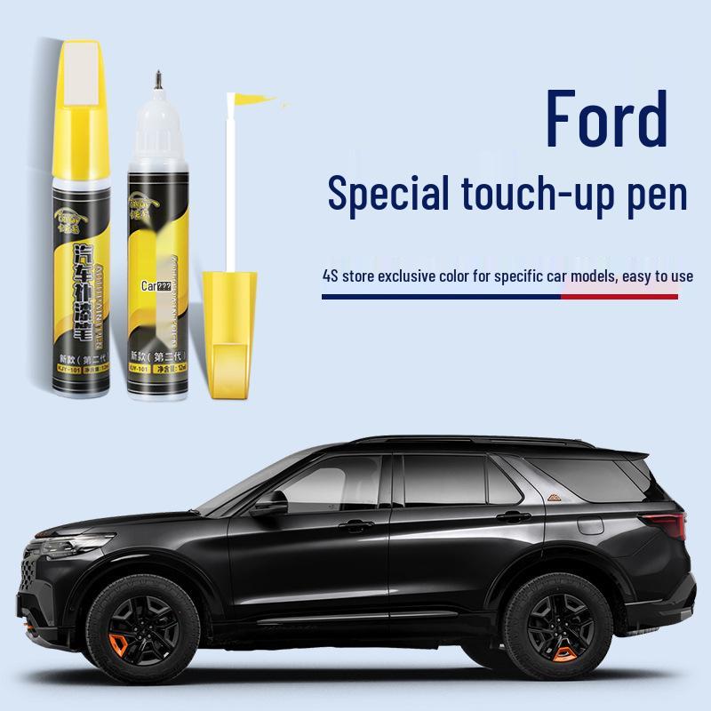 Белый маркер-подкраска Ford Focus Elegant White для ремонта автомобиля