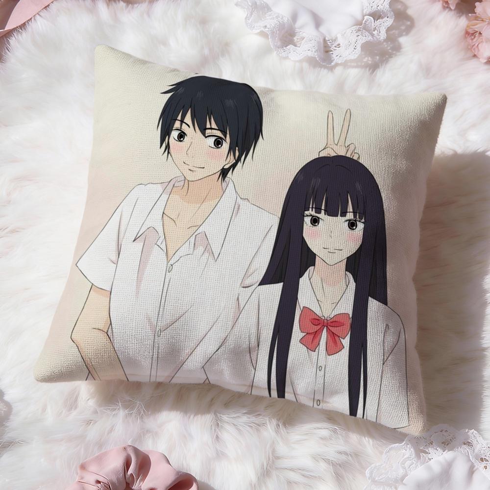Kimi Ni T-Todoke Аниме Наволочка Премиум Комфорт Двусторонняя Наволочка для Подушки - Дизайн «Два в Одном» для Любой Комнаты и Салона Автомобиля