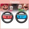 Set 2 Of Nintendo Switch Joy Con Wheel Controllers Gamepad Mario Racing Kart