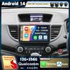Android 14 CarPlay автомобильное радио для Honda CRV CR-V 4 RM RE 2011 - 2018 Мультимедиа Навигация GPS Стерео Авто Видео Головное Устройство BT DVD