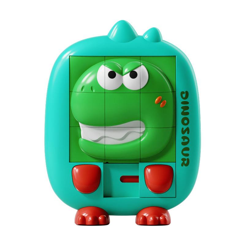 3D Мультяшная Головоломка с Животными: Развивающая игрушка «Динозавр и утка» для детей