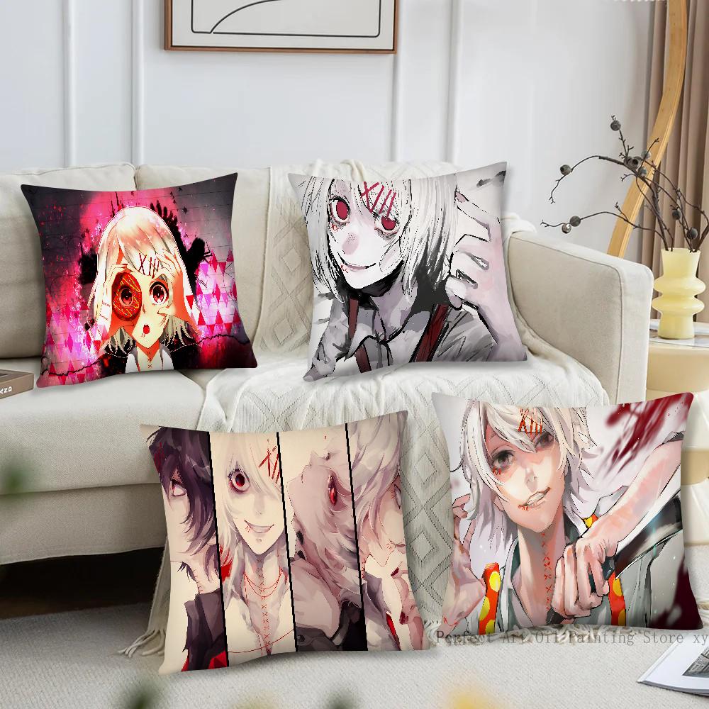 Аниме ДЖУУЗО СУЗУЯ Токио Наволочка Квадратная Подушка Спальня Диван Досуг Комфортная Подушка Автомобиль Гостиная Домашнее Украшение