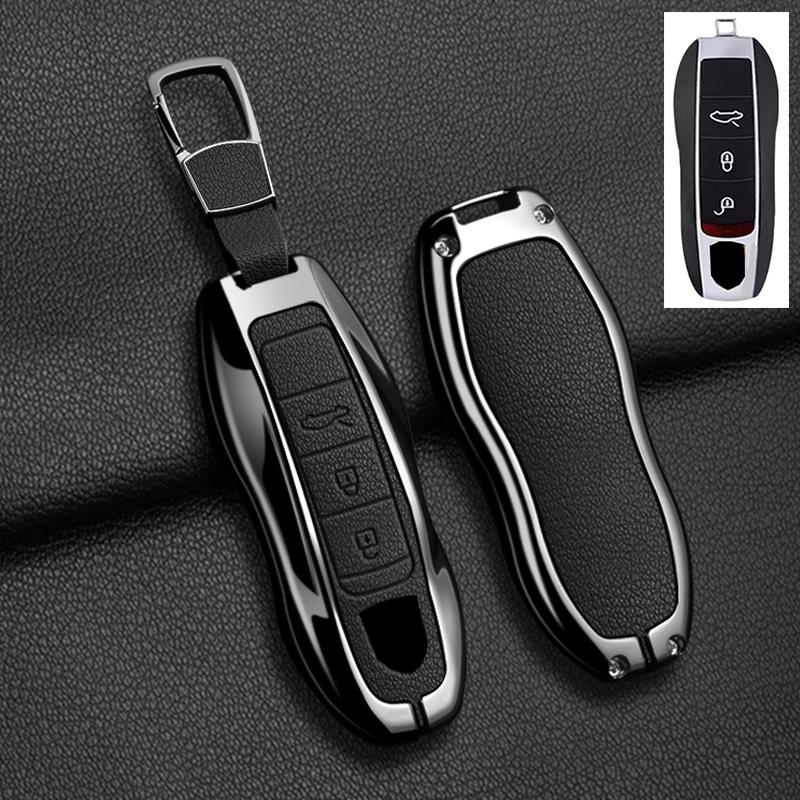 AABKR1 Car Key Case Cover For Porsche Cayenne 958 911 Lepin 996 Macan Boxster Panamera 997 944 924 Panamera 718 971 9YA Protect Keychai