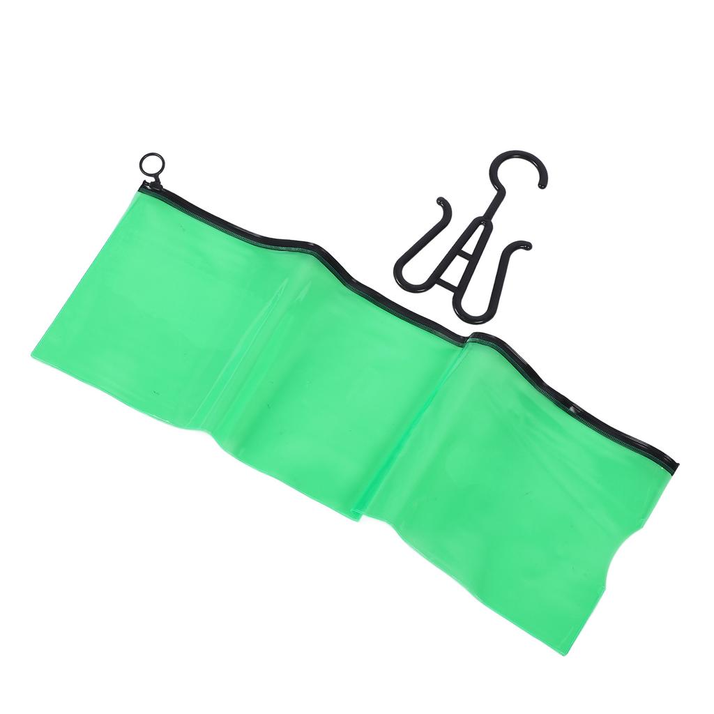 5pcs Wig Storage Bag Transparent PVC Hair Extension Holder With Hangers for Home Large Size