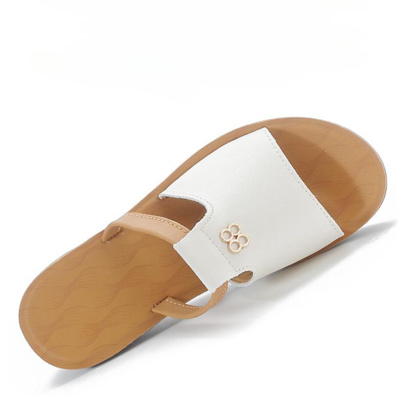 Женские тапочки. Летние сандалии на наклонной подошве на толстой подошве. Модные и универсальные сандалии с бантом. Женские сандалии.