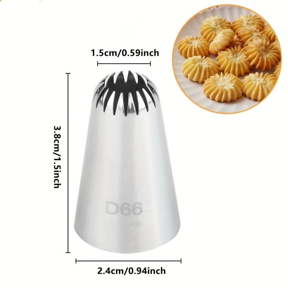 1pc, Stainless Steel Pipping Tip for Perfectly Puffed Pastry and Decorated Cupcakes - Kitchen Gadget for Baking and Cooking