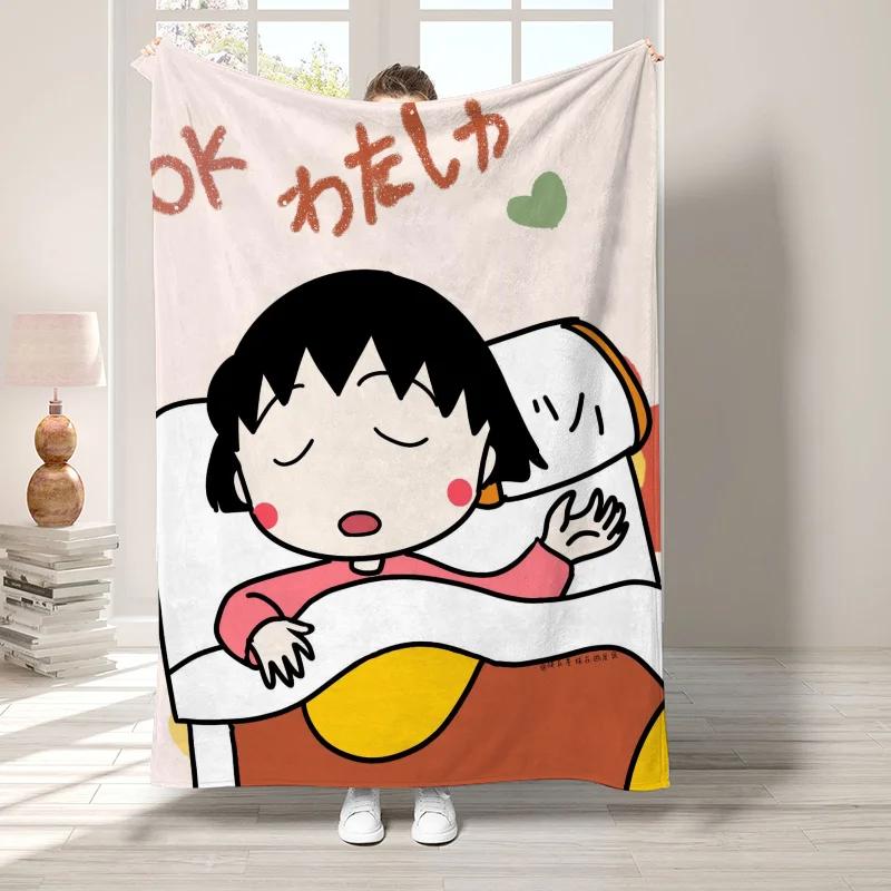 C-Chi-bi Maruko Bedroom Decoration Fleece Blanket for Decorative Sofa Fluffy Soft Blankets Bedspread on the Bed Boho Home Decor